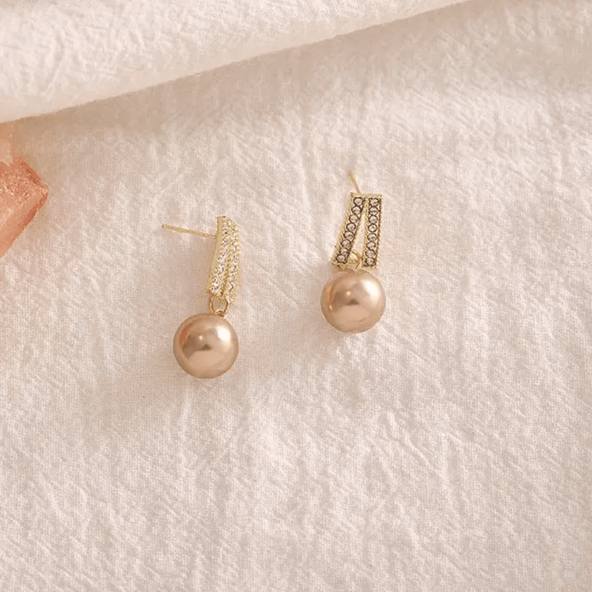 Korean Pearl Drop Earrings