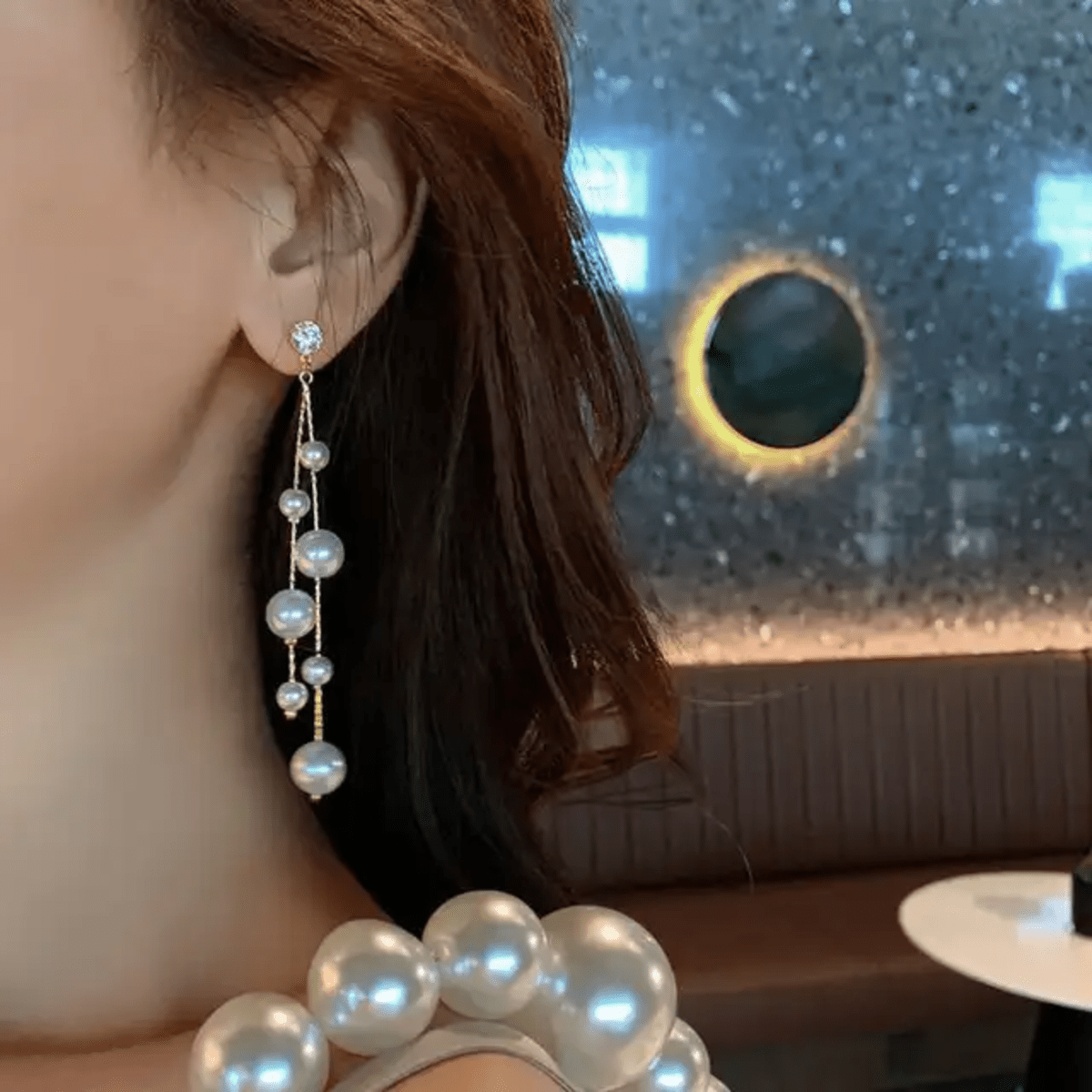 Danglers - Pearl earrings