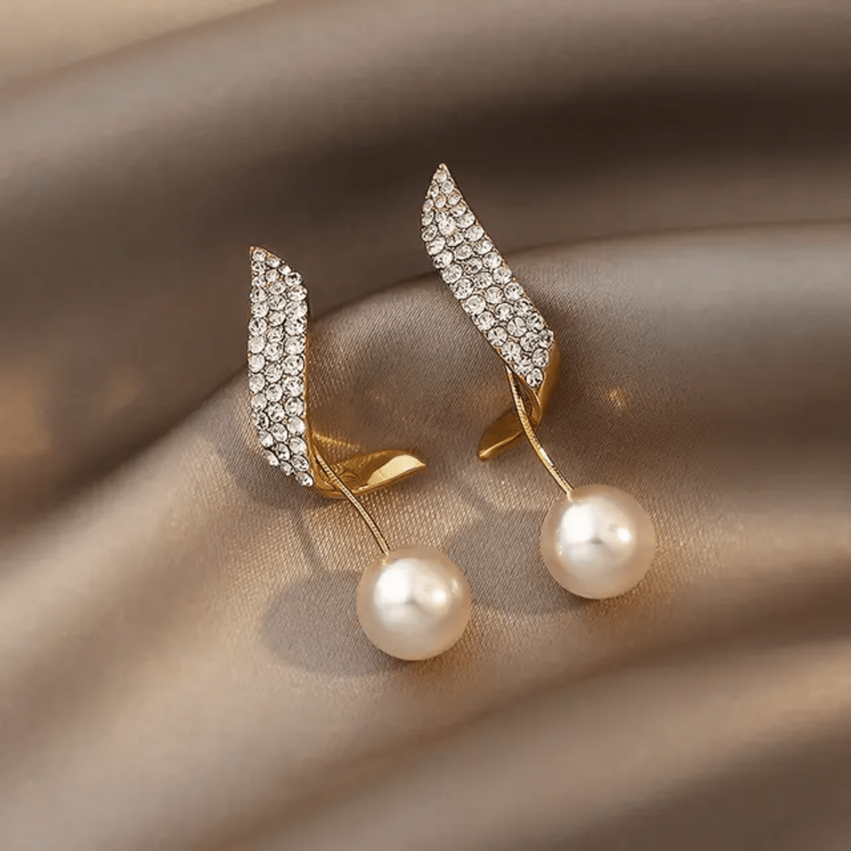 Korean Pearl Drops Earrings
