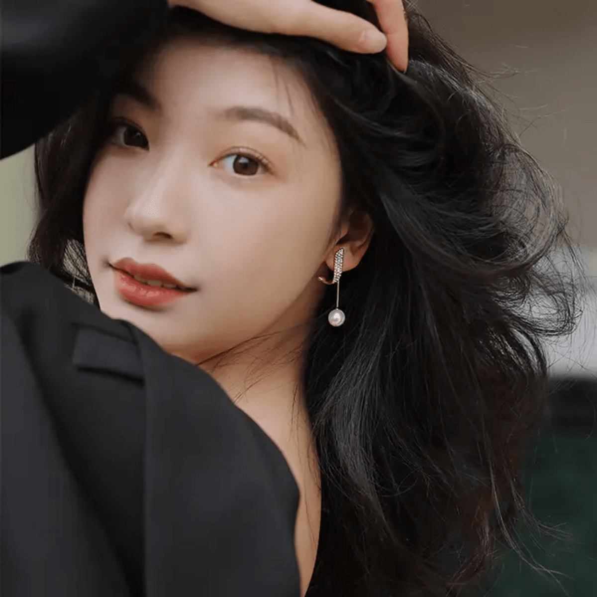 Korean Pearl Drops Earrings