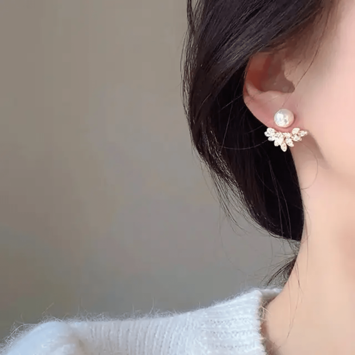 Korean Pearl Drops Earrings