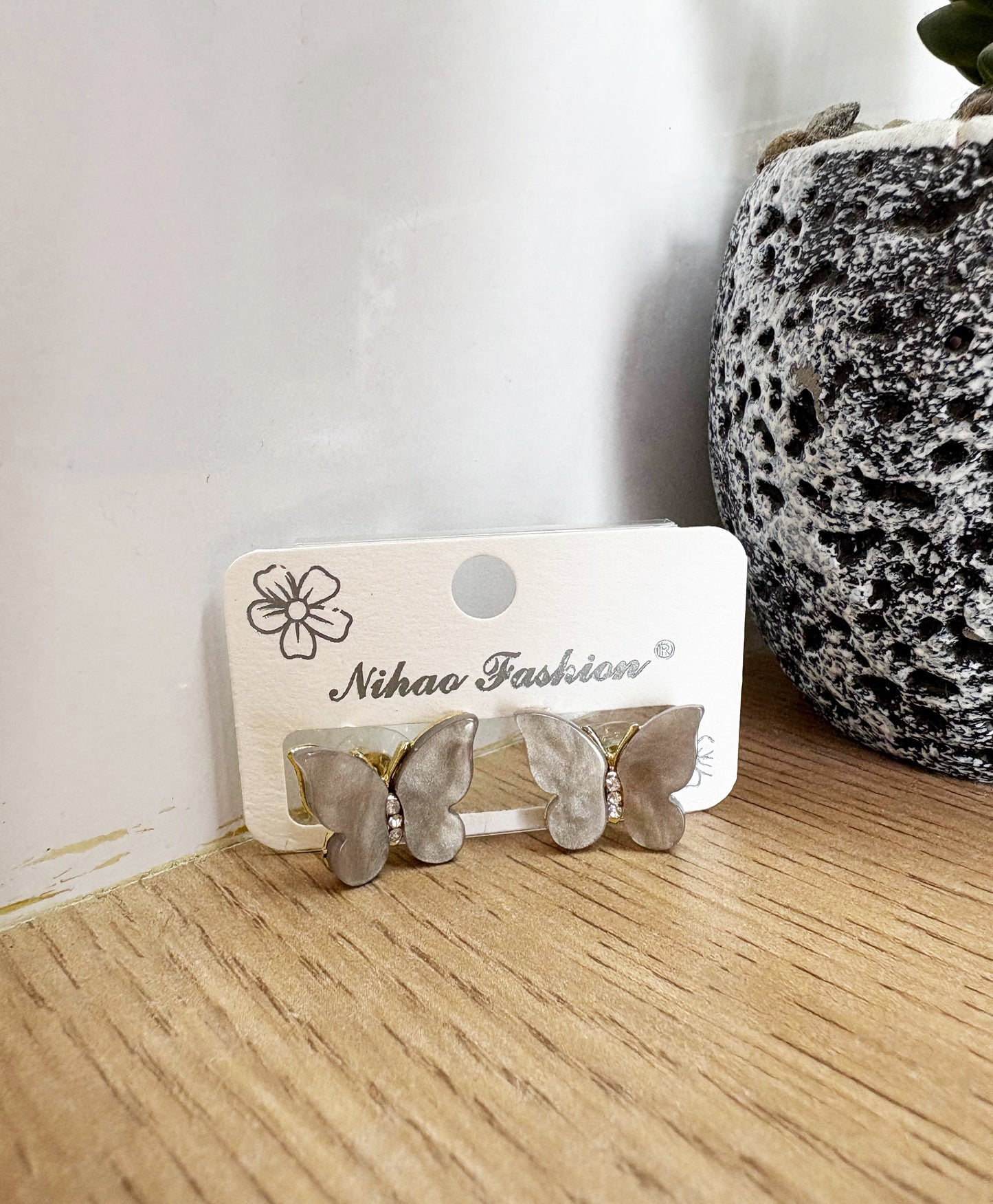 Korean Butterfly Stud Earrings