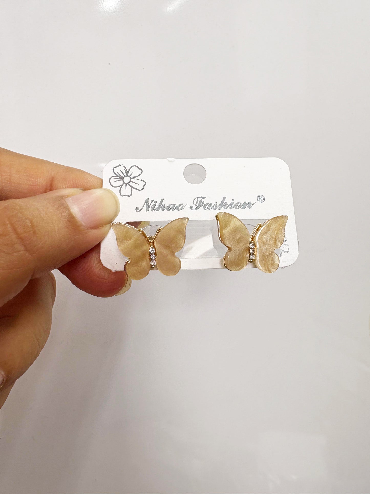 Korean Butterfly Stud Earrings