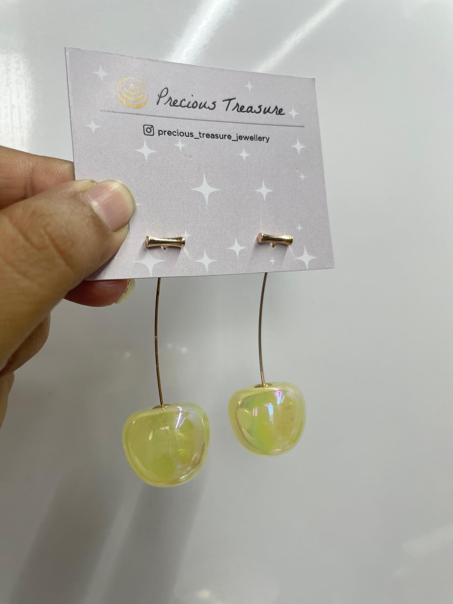 Cherry Colorful Drops Earrings