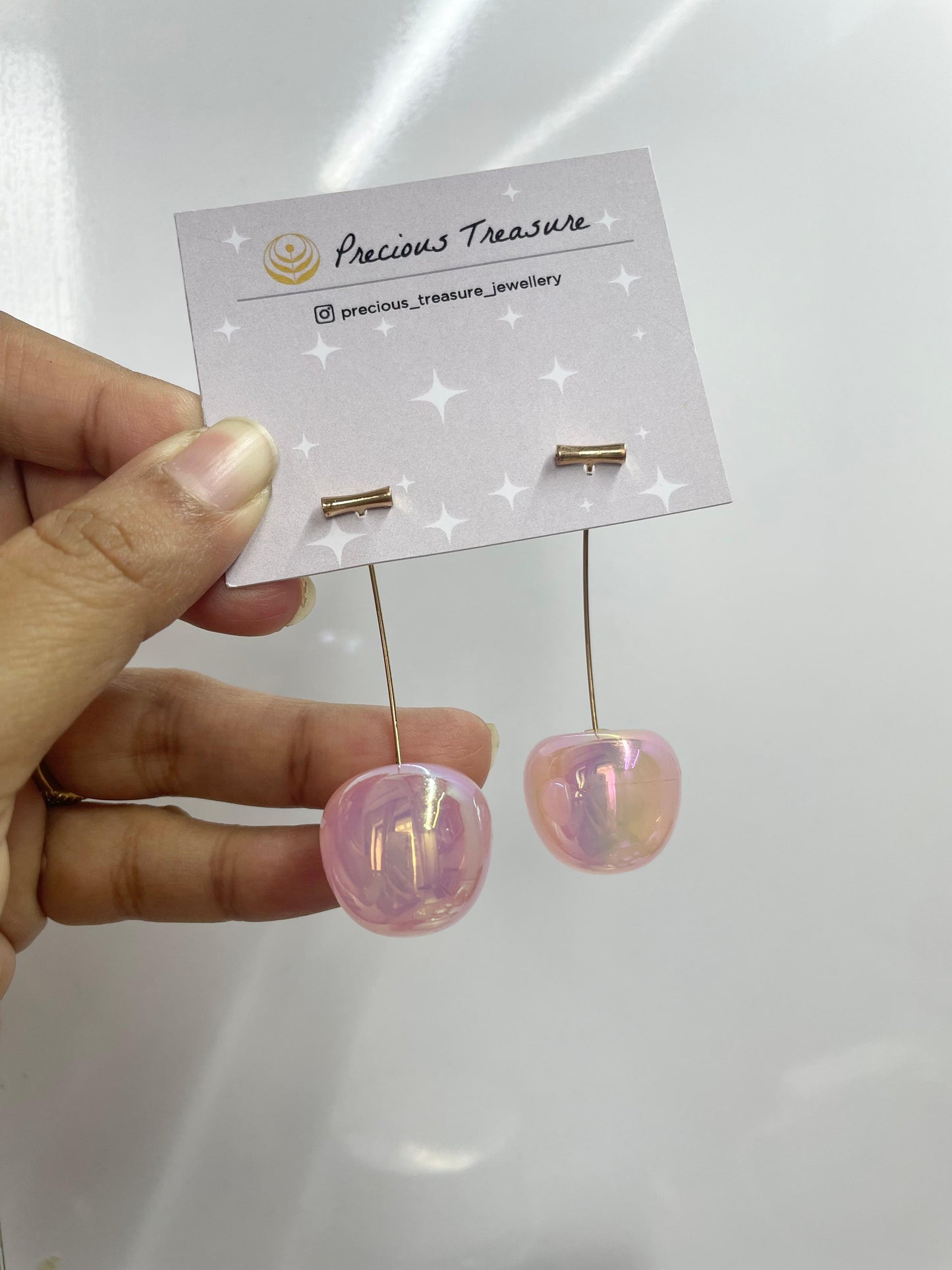 Cherry Colorful Drops Earrings