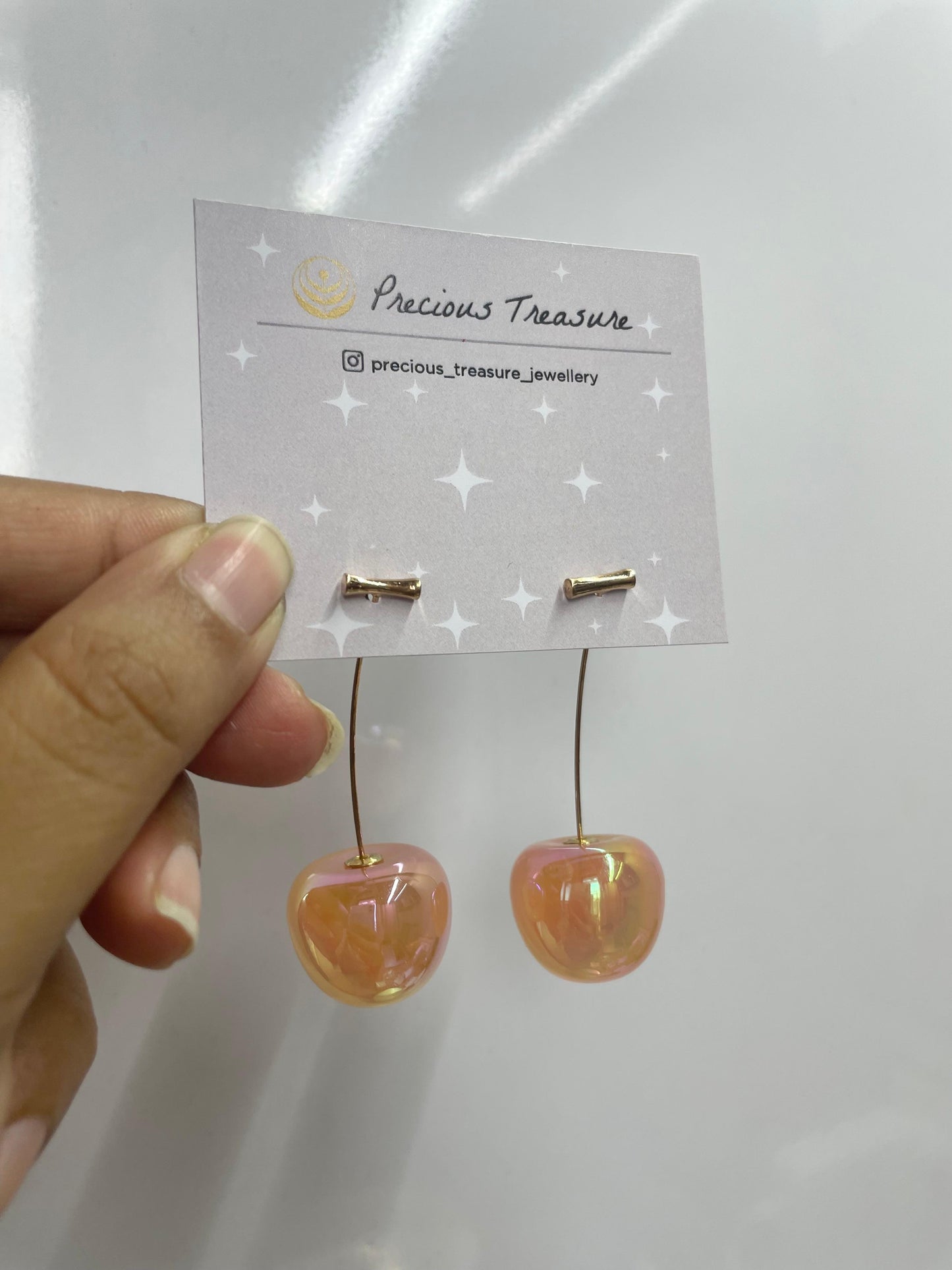 Cherry Colorful Drops Earrings