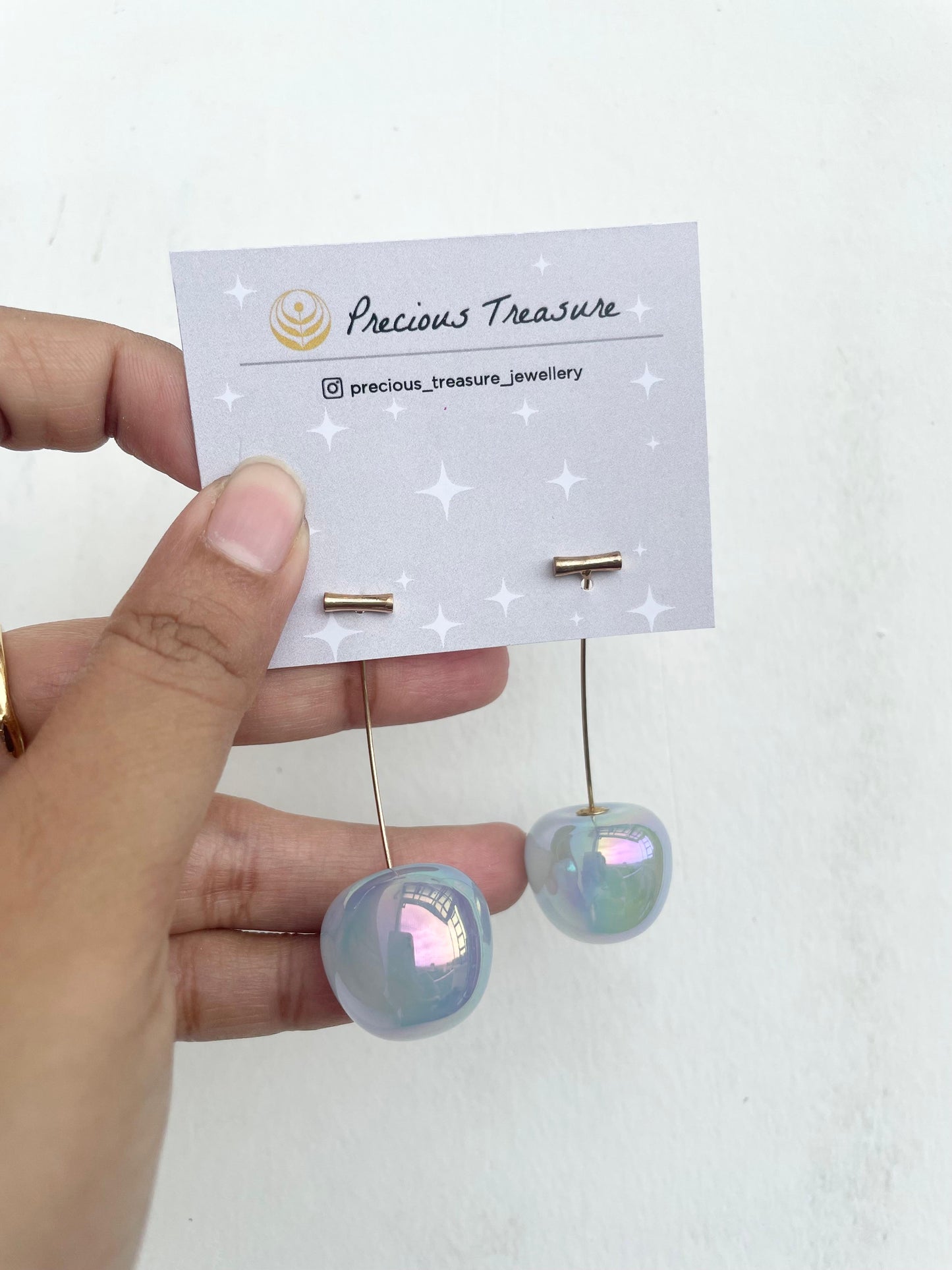 Cherry Colorful Drops Earrings