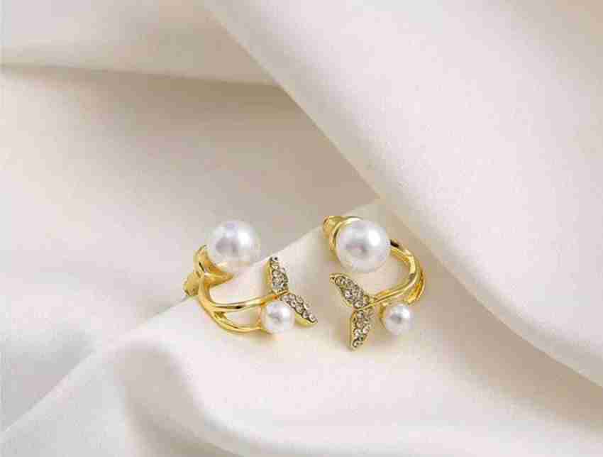Korean Pearl Stud Earrings