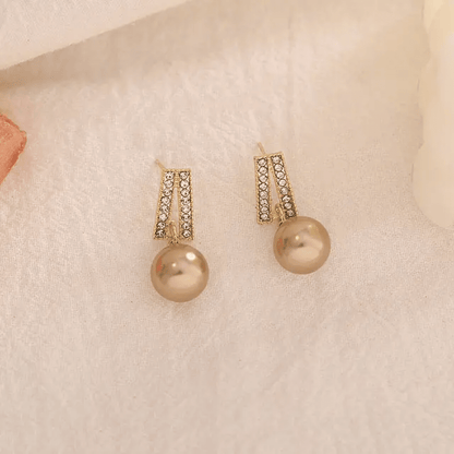 Korean Pearl Drop Earrings