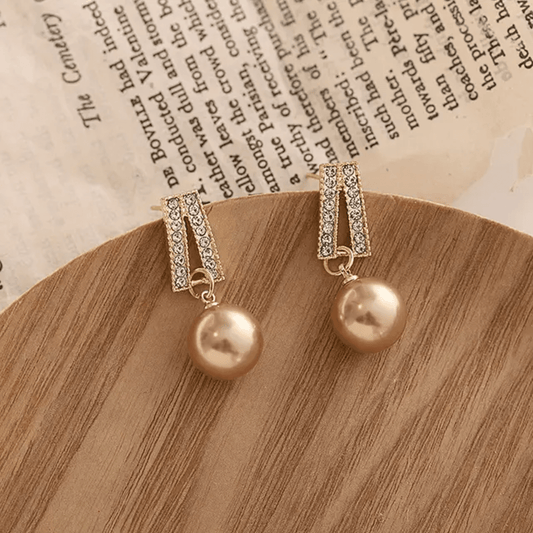 Korean Pearl Drop Earrings