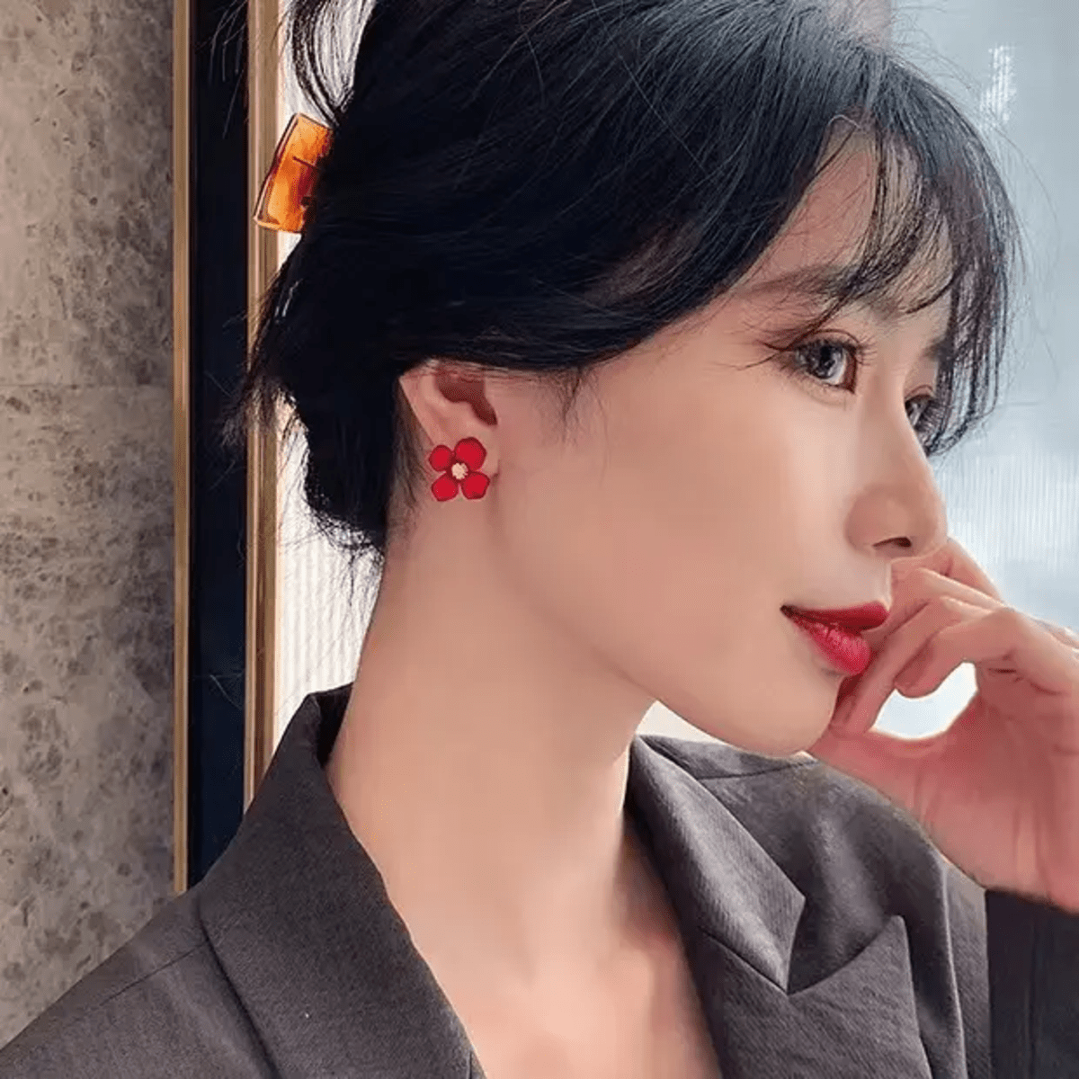 Flower Stud Earrings