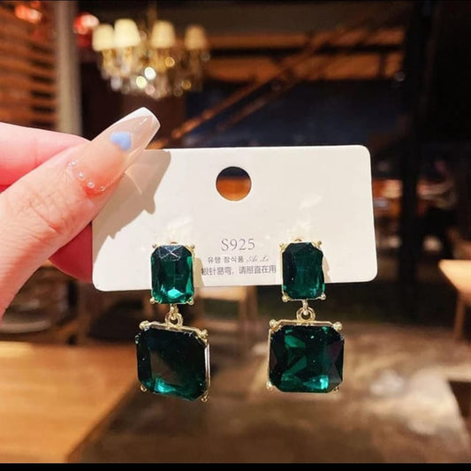 Danglers - Emerald Stone Drops