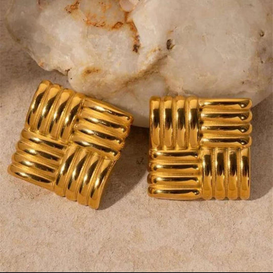 Anti-Tarnish Stud Earrings
