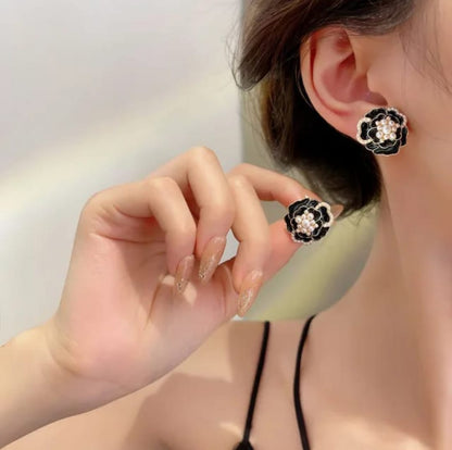 Korean Floral Studs