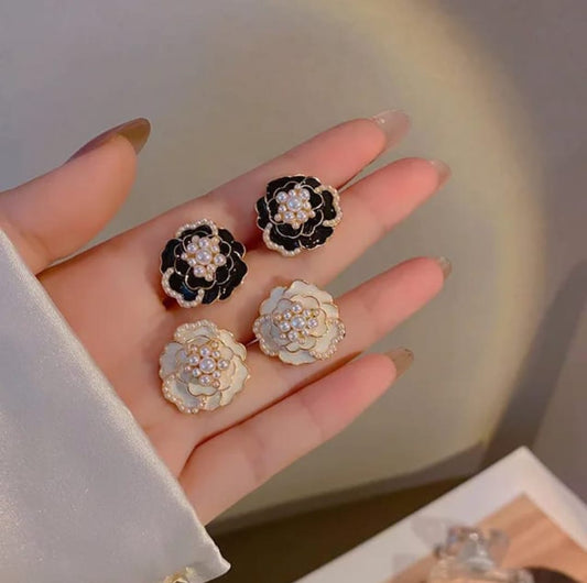 Korean Floral Studs
