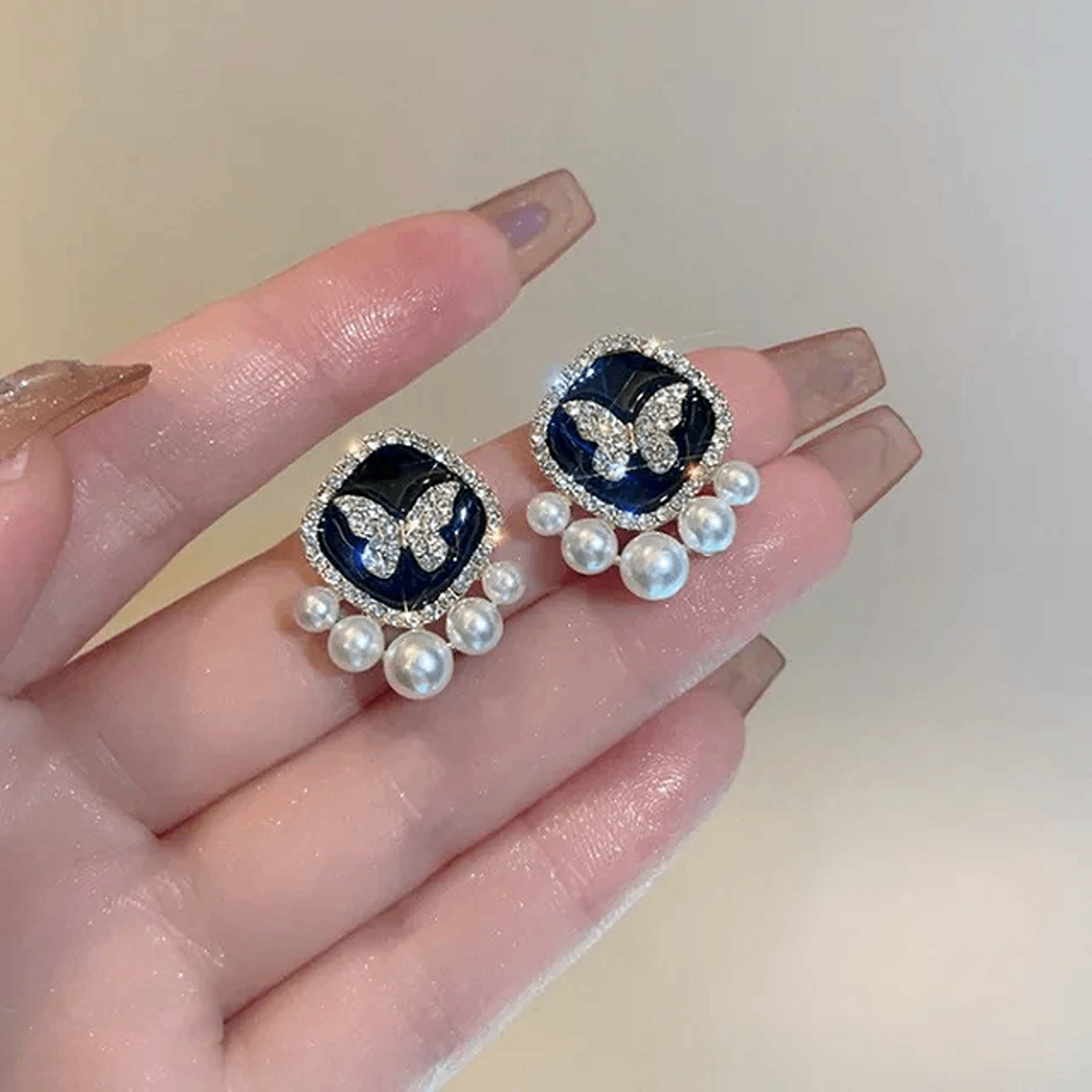Korean Pearl Drops Earrings