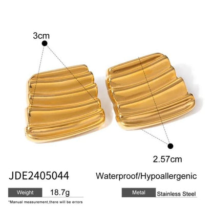 Anti-Tarnish Stud Earrings