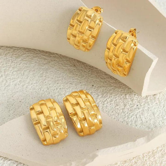 Anti-Tarnish Stud Earrings