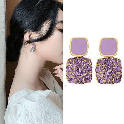 Korean Black Drop Studs