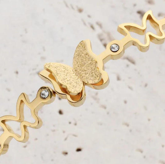 Butterfly Anti-Tarnish Kada