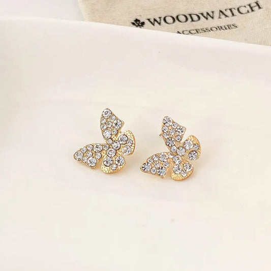 Korean Butterfly Stud Earrings