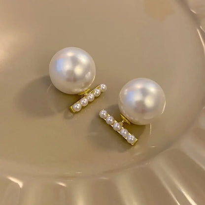 Korean Pearls Drop Earrings