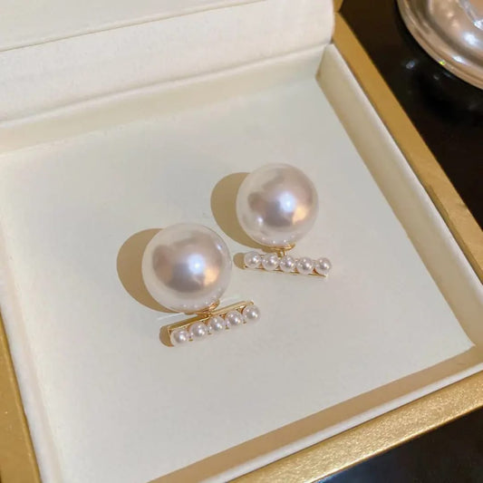 Korean Pearls Drop Earrings