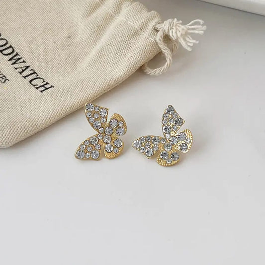 Korean Butterfly Stud Earrings