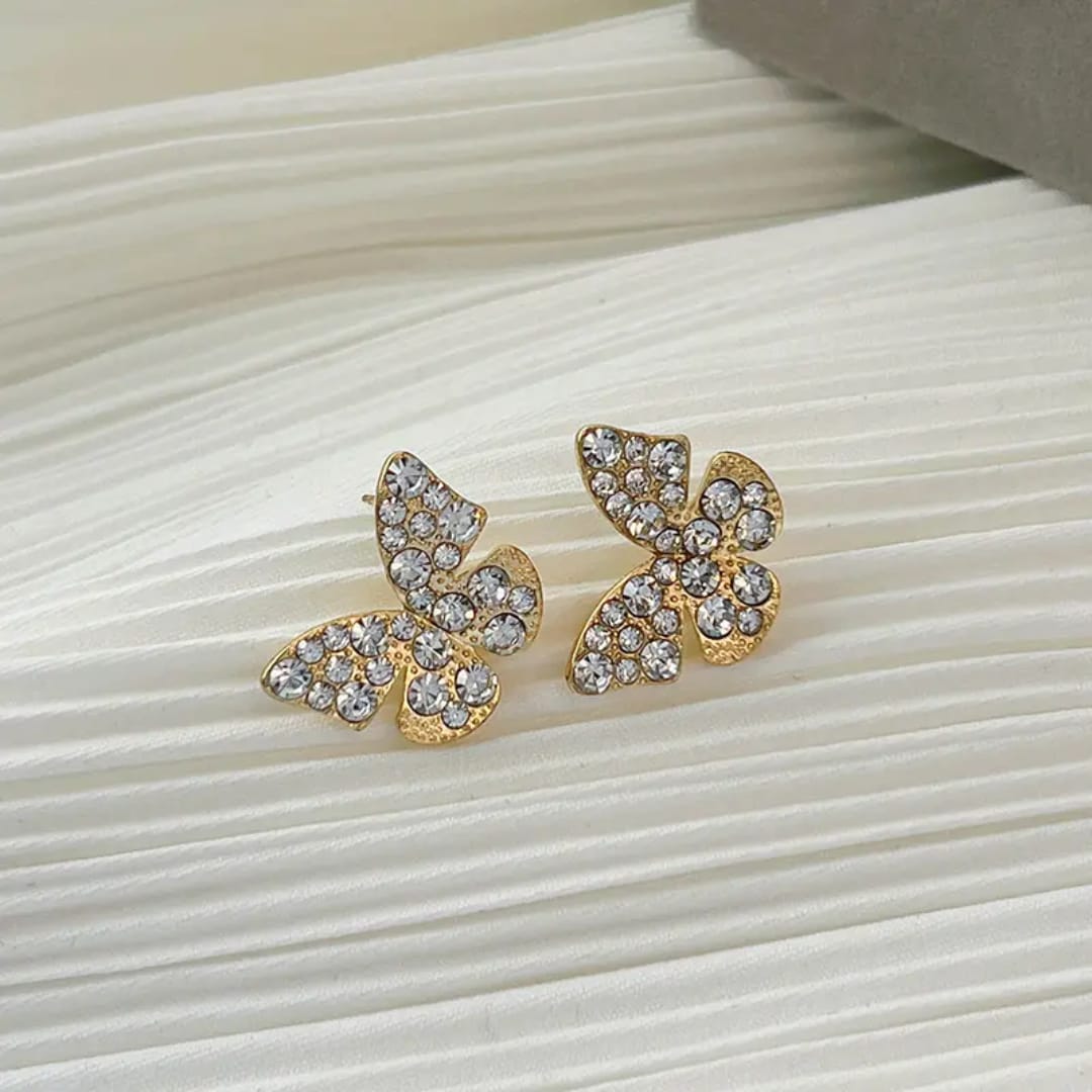 Korean Butterfly Stud Earrings
