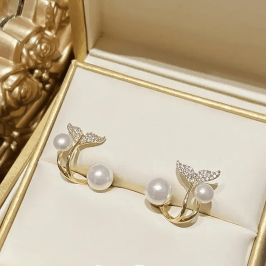 Korean Pearl Stud Earrings