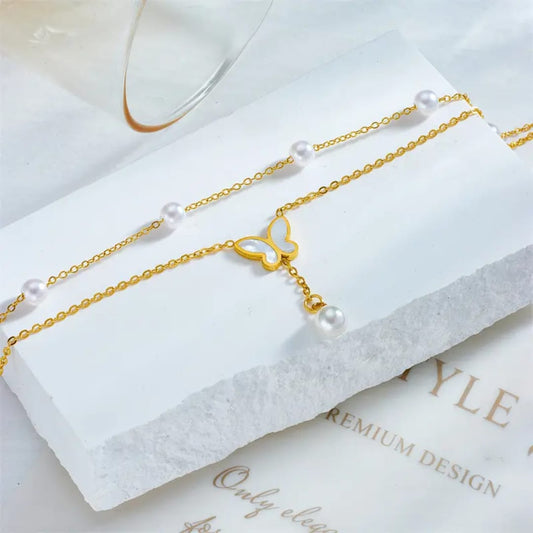 Anti-Tarnish Bracelet with pearls