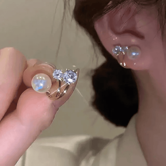 Korean Pearl Stud Earrings
