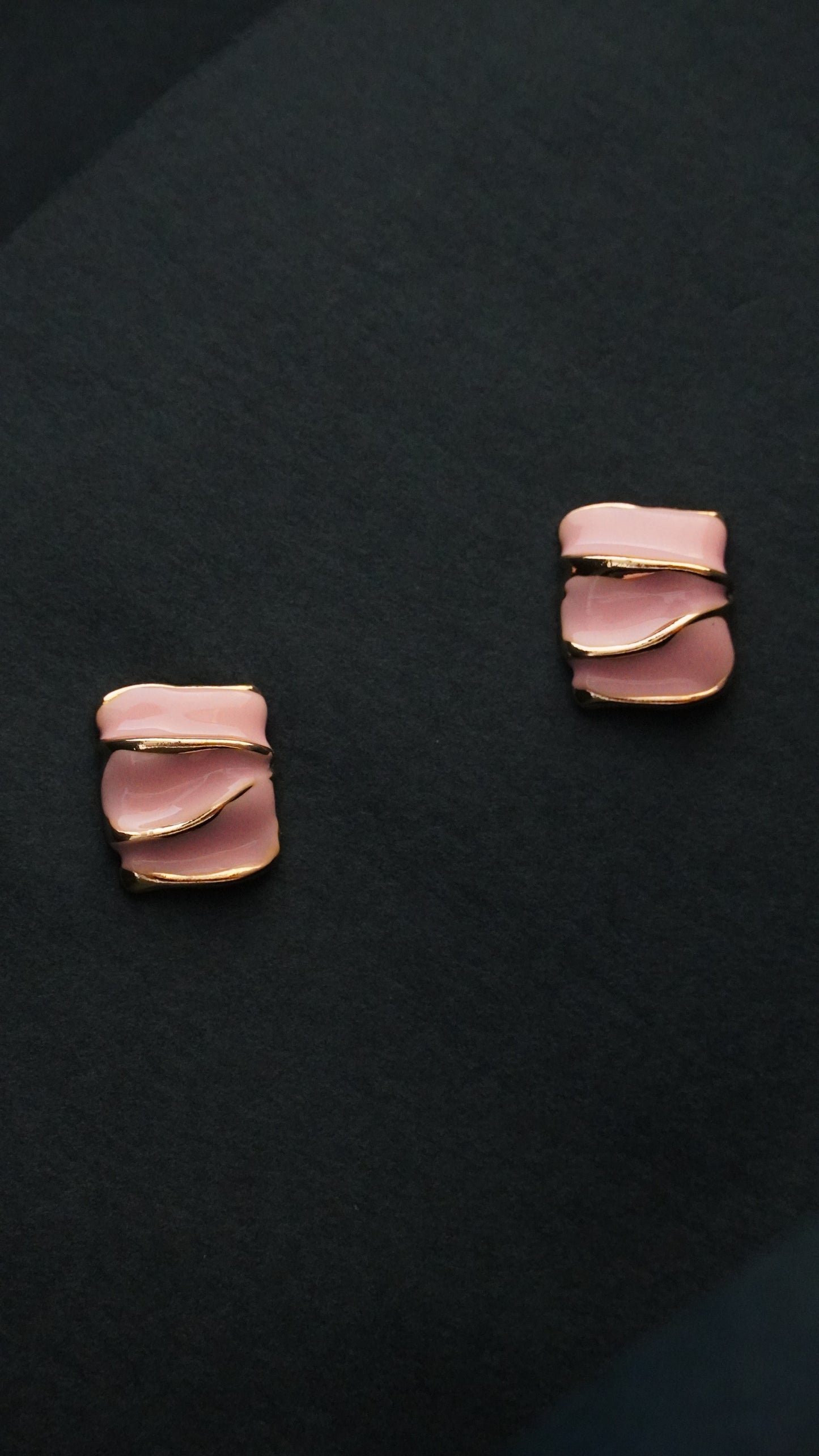 Colourful Korean Rectangular shape stud