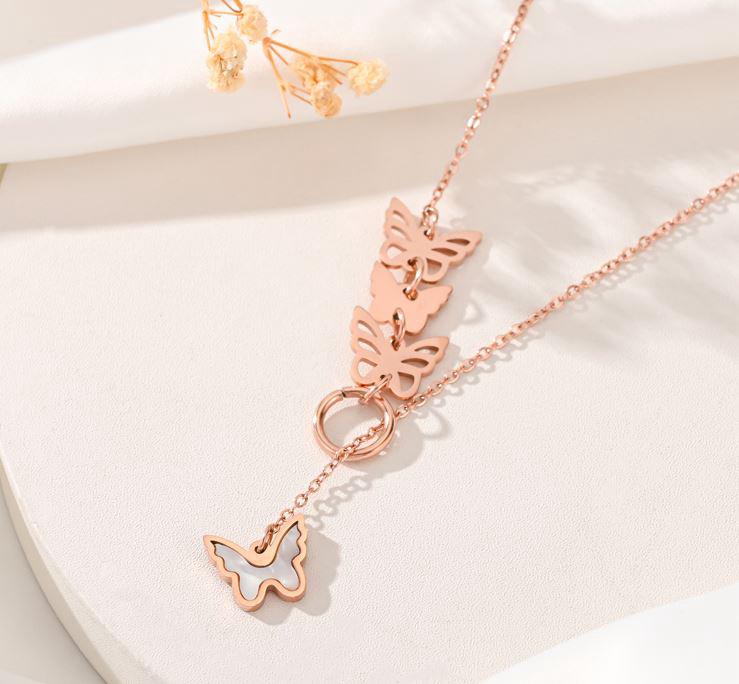 Anti-Tarnish - Layered Chain Pendant
