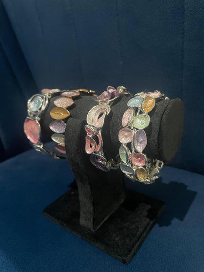 Colorful Metal Finish Bracelet
