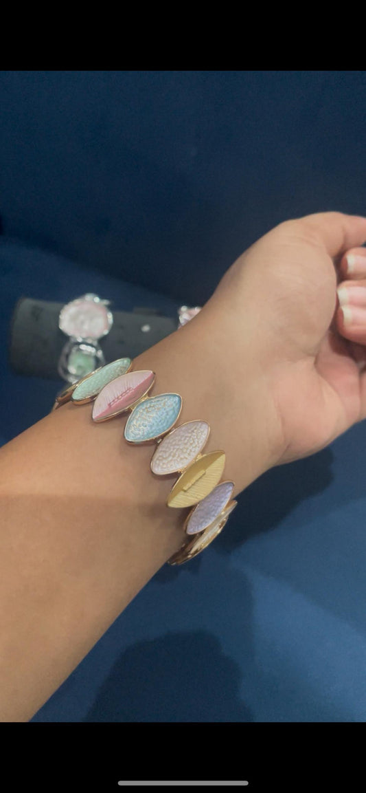 Colorful Metal Finish Bracelet