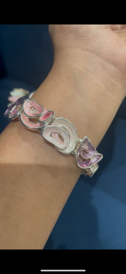 Colorful Metal Finish Bracelet