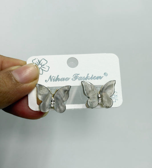 Korean Butterfly Stud Earrings