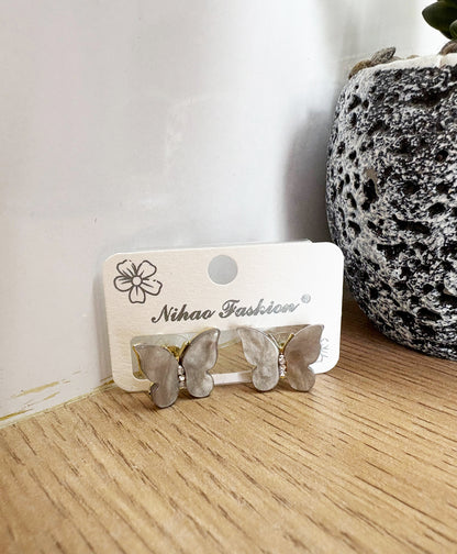 Korean Butterfly Stud Earrings
