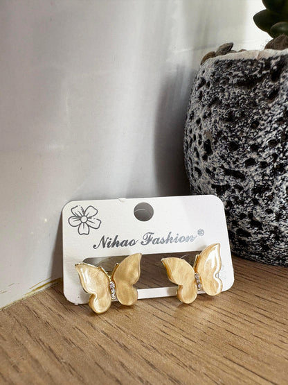 Korean Butterfly Stud Earrings