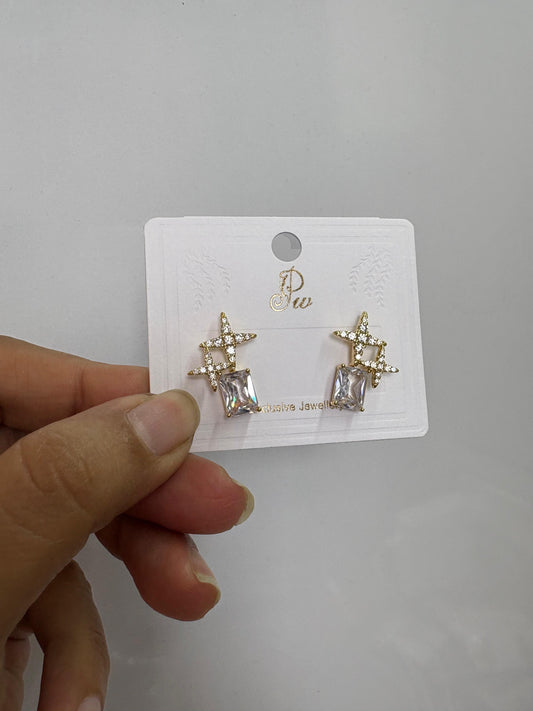 Korean diamond stud