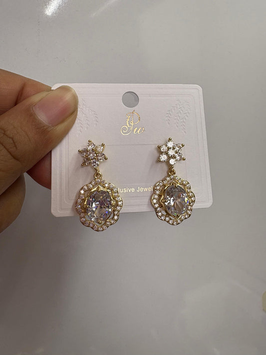 Korean diamond stud