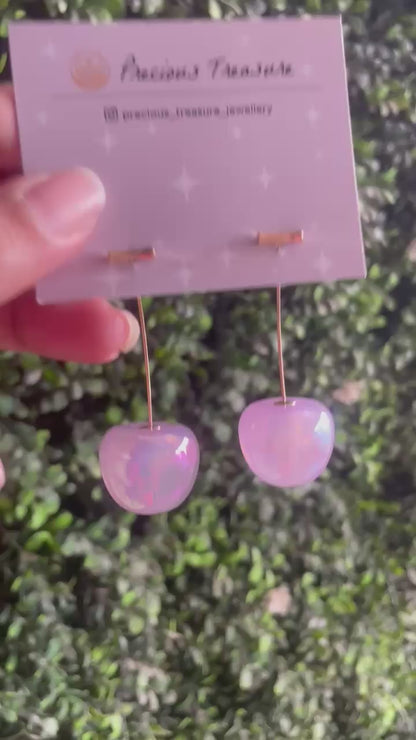 Cherry Colorful Drops Earrings