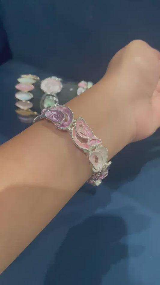 Colorful Metal Finish Bracelet