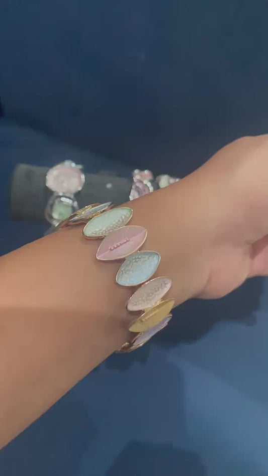 Colorful Metal Finish Bracelet