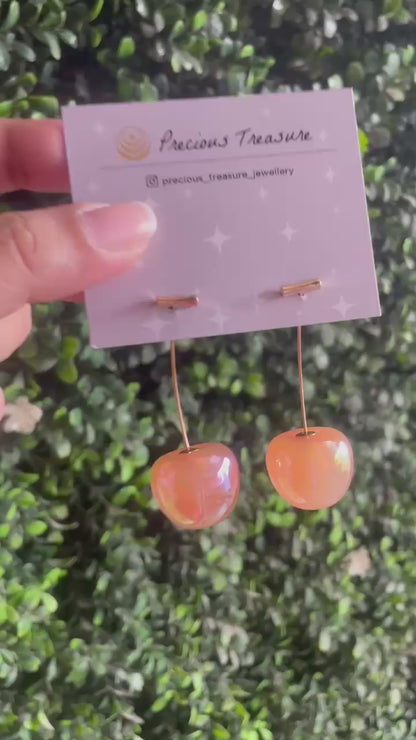 Cherry Colorful Drops Earrings