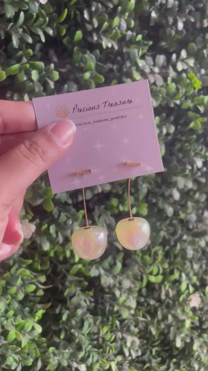 Cherry Colorful Drops Earrings